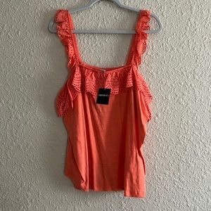 New with Tags Forever 21+ Coral Top. 3X